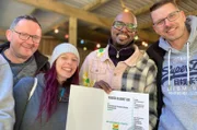 Yared räumt ab! Beim Schützenverein von Tetenhusen.