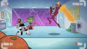 Cyborg (l.), Beast Boy (m.)