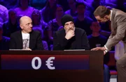 Bernhard Hoëcker mit Torsten Sträter (M.) und Kai Pflaume (r.).