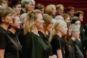 Beim grossen Auftritt im KKL Luzern steht der Chor im Rampenlicht - ein emotionaler Höhepunkt nach monatelangen Proben.