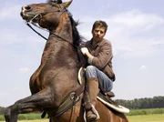 Der Reitlehrer Markus Hoffschulte (Kai Wiesinger) sitzt auch bei wilden Pferden immer fest im Sattel.