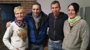 v.l.n.r.: Birgit, Experte Mauro Corradino, Matthias und Sandra