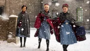 L-R: Lucille Robinson (Leonie Elliott), Trixie Franklin (Helen George), Nancy Corrigan (Megan Cusack)