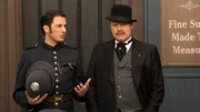 l-r : Constable George Crabtree(Jonny Harris,l),Inspector Thomas Brackenreid(Thomas Craig,r)