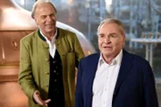 Wöller (Fritz Wepper, r.) setzt Brauereibesitzer Wanninger (Wolfgang Fierek, l.) unter Druck.