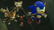 v.li.: Nine, Rebel Rouge, Renegade Knucks, Rusty Rose, Sonic