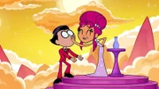 v.li.: Robin, Starfire