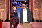 Treten bei "Wer weiß denn sowas?" gegeneinander an: Die Schauspielerin Caroline Peters (l.) und der Schauspieler Roeland Wiesnekker (r.).