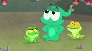 Ernest (M.) ist stolz, dass er zusammen mit Rebecca die Frösche aus der Schule befreit hat. Dass ihn dabei der Hausmeister der Schule für einen Mutanten-Frosch gehalten hatte, amüsiert ihn immer noch.