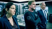 (v.li.): Amy Farrington (Lieutenant Piper Lynch), Patrick St. Esprit (Robert Hicks), Kenny Johnson (Dominique Luca).