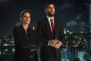 L-R: Maggie Bell (Missy Peregrym); Omar Adom Zidan (Zeeko Zaki)
