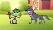 Beast Boy (l.)