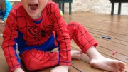William Tyrrell im Spiderman-Kostüm