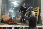 Catherine (Marg Helgenberger) ist zutiefst erleichtert, als D.B. Russel (Ted Danson) sie aus dem Truck befreit...