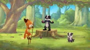 Rosie, Liuis und Emmie üben eifrig für die Aufführung.