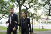 L-R: Omar Adom Zidan (Zeeko Zaki); Maggie Bell (Missy Peregrym)