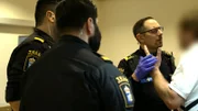 Grenzbeamte am Flughafen Arlanda