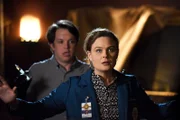 L-R: Zack Addy (Eric Millegan) und Temperance Brennan (Emily Deschanel)