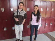 Jeff and Angela are at school.