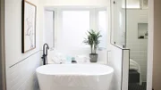 Master bathroom.