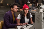 L-R: Sanjay (Karan Soni), Eliza (Geraldine Viswanathan)