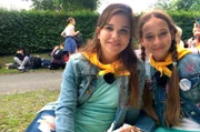 ARD - SENDETITEL: Weltreise Deutschland (8) - UNTERTITEL:  - CAPTION:  ARD/WDR WELTREISE DEUTSCHLAND (8), am Samstag (06.10.18) um 09:10 Uhr im ERSTEN..Eine Pause tut gut! Moderatorin Anna (Annika Preil, l) mit Julia.