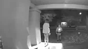 Home Intruder confronted by a police officer