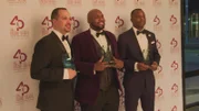 L-R: Dr. Lavigne , Dr. Ross and Dr. Blue