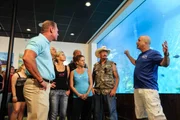 Brett explaining how massive this tank is.