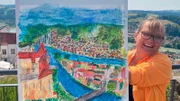 Sabine Behner gibt Malen Kraft. Weiteres Bildmaterial finden Sie unter www.br-foto.de.