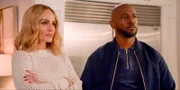 Monet Mazur (Laura Fine-Baker), Taye Diggs (Billy Baker).