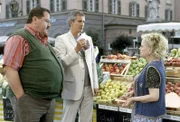 (v.l.n.r.) Josef Hannesschläger als Hofer, Markus Böker als Satori, Billie Zöckler als Margareta Benzinger