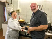Lojze Wieser mit Margarita Missana.
