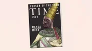 Mansa Musa auf der Vorderseite eines Modells des Time Magazine. (Curiosity Stream/Mary Evans Picture Library)
