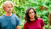 Marty Deeks (Eric Christian Olsen, l.); Special Agent Kensi Blye (Daniela Ruah, r.)