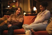 L-R: Fred 'Shred' Taylor (Michael Rowland) and Emily Price (Vella Lovell)