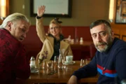 Vorne L-R: Detlev Buck, Kida Khodr Ramadan