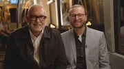 Von links: Andreas Bönte mit Tinnitusforscher Achim Schilling.