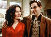 Fascht e Familie Die Eröffnung Folge 89 Bei ihnen springt der Funken: Rachel Braunschweig als Agnes, Beat Marti als Bruno Caduff