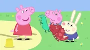 v.li. Peppa Pig, George PIg, Richard Rabbit