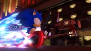 v.li.: Sonic the Hedgehog, Nine