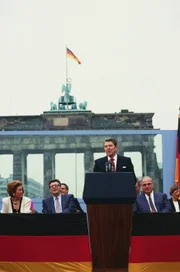 Ronald Reagan speaking.