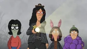 L-R: Tina, Linda, Louise, und Gene