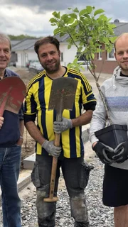 V.l.: Viktor, Claus und Andi
