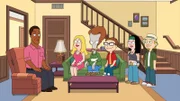 L-R: Scottie Pippen, Francine, Roger, Steve, Hayley, Jeff
