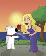 Brian Griffin (l.); Brooke (r.)
