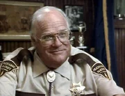 Sheriff Ten Eyck (David Huddleston) ist für die Identifikation eines Unfallopfers, das in Huckabee gefunden worden ist, verantwortlich.