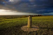 The Lia Fail Standing Stone, Tara, County Meath, Ireland