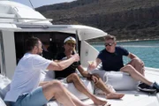 V.l.: Fred Sirieix, Gino D'Acampo, Gordon Ramsay