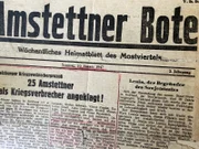 Ein Artikel im Amstettner Bote.
